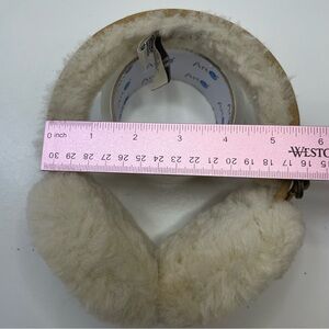 UGG Cream Shearling Earmuffs
